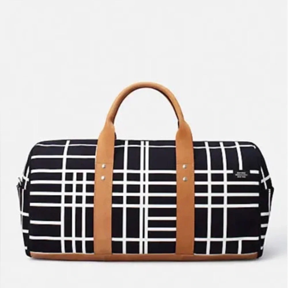 Jack Spade Limited Edition Ian Hundley Duffle Bag, Map of New York City Pattern.
